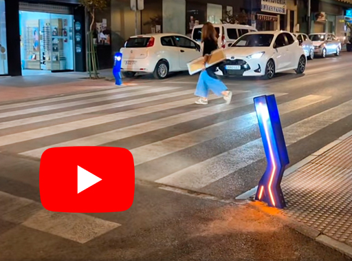 Andi Azul Linares: Seguridad peatonal en accin